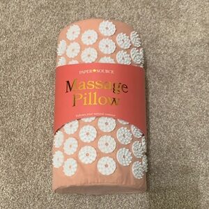 Paper Source Massage Pillow in Peach and White